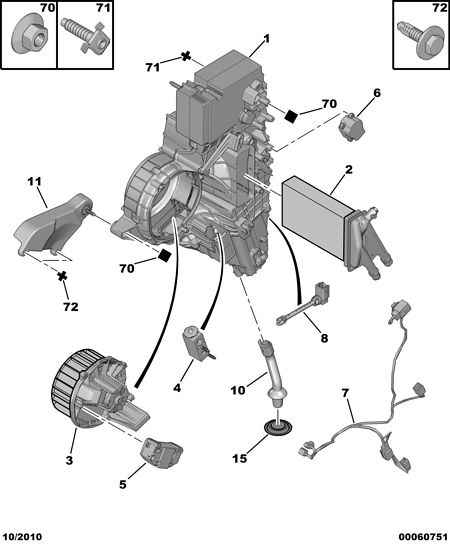 CITROËN 6441 CE - Resistor, interior blower onlydrive.pro