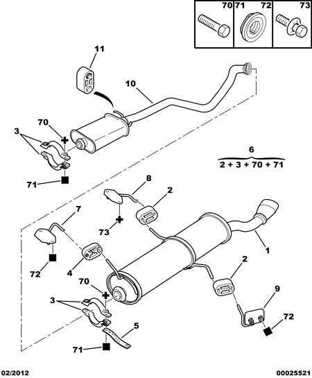 PEUGEOT (DF-PSA) 1755 61 - Holding Bracket, silencer onlydrive.pro