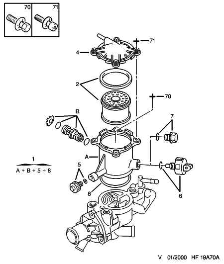 PEUGEOT 1906 64 - Strainer filter priming pump: 01 pcs. onlydrive.pro