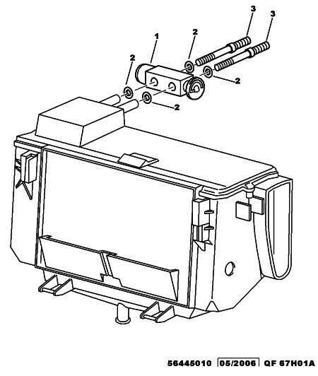 CITROËN 6461.A1 - Evaporator - pressure relief valve: 01 pcs. onlydrive.pro