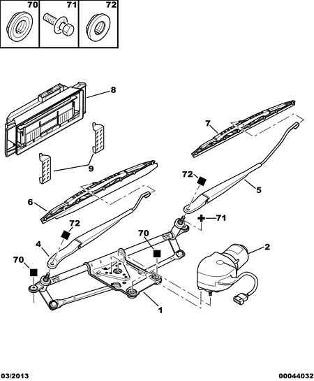 PEUGEOT (DF-PSA) 6426 GS - Windscreen wiper motor - conrod assy: 01 pcs. onlydrive.pro