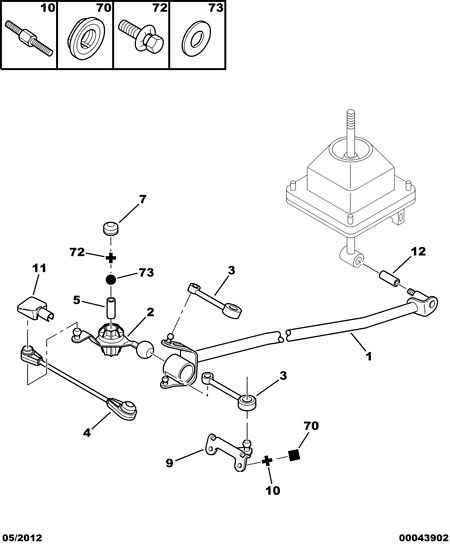 Opel 2 40 437 - Gear change control gear box side: 01 pcs. onlydrive.pro