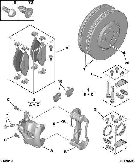 CITROËN 4427 E2 - BRAKE CALIPER REPAIR KIT onlydrive.pro