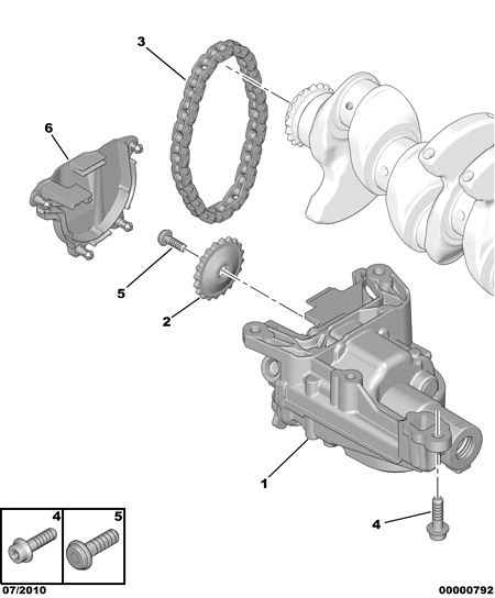 CITROËN 1033.17 - Chain, oil pump drive onlydrive.pro