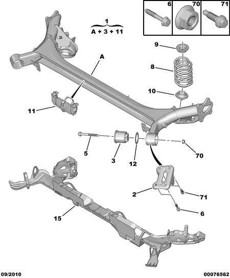 PEUGEOT 5131 H7 - Bush of Control / Trailing Arm onlydrive.pro