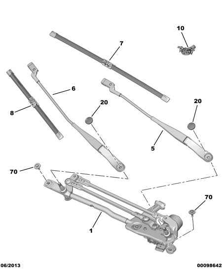 PEUGEOT (DF-PSA) 16 106 705 80 - Wiper Blade onlydrive.pro