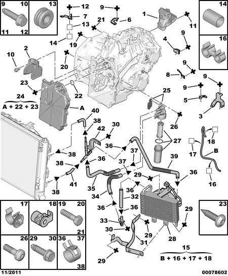 CITROËN 2267.09 - Hydrauliikkasuodatin, automaattivaihteisto onlydrive.pro