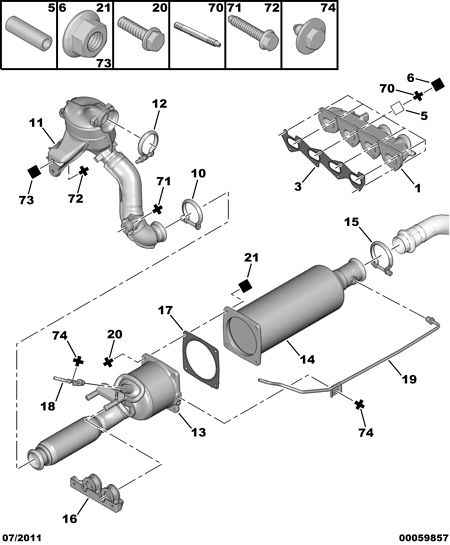 PEUGEOT (DF-PSA) 1713 85 - Pipe Connector, exhaust system onlydrive.pro