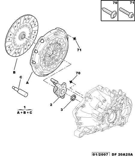 CITROËN 2041.82 - Central Slave Cylinder, clutch onlydrive.pro