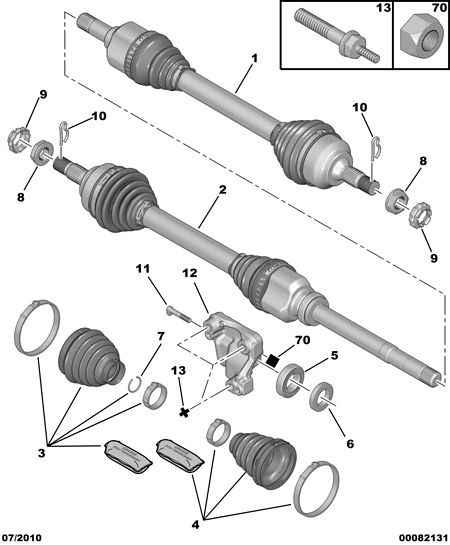 PEUGEOT 3272 LE - Joint Kit, drive shaft onlydrive.pro