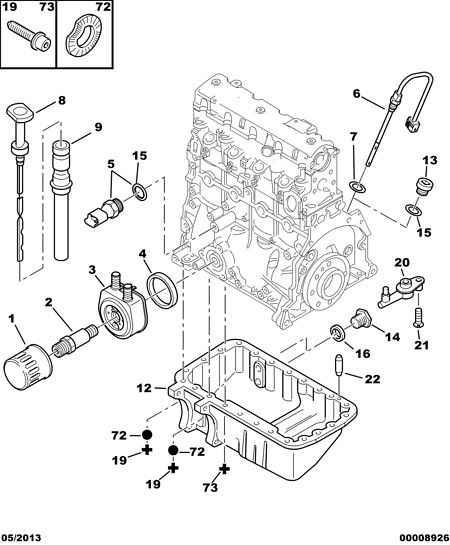 PEUGEOT 1109 T0 - Engine oil sump filter probe: 01 pcs. onlydrive.pro