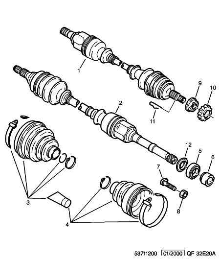 PEUGEOT 3273 3Q - Joint Kit, drive shaft onlydrive.pro