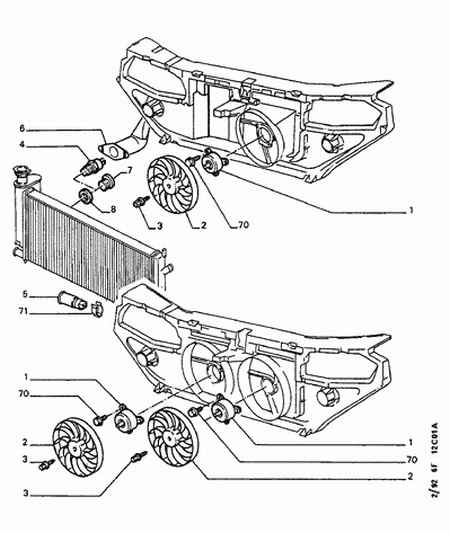 CITROËN 1254 70 - Fan, radiator onlydrive.pro