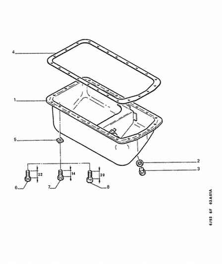 PEUGEOT (DF-PSA) 0164 30 - Oil sump: 01 pcs. onlydrive.pro