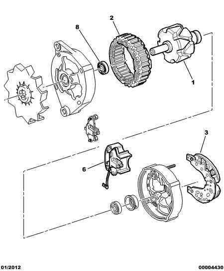 CITROËN 5720 98 - Stator, alternator onlydrive.pro