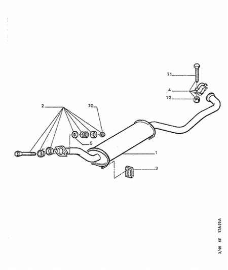 PEUGEOT (DF-PSA) 1798 75 - Exhaust front part: 01 pcs. onlydrive.pro