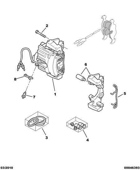 PEUGEOT 4427 62 - Accessory Kit for disc brake Pads onlydrive.pro