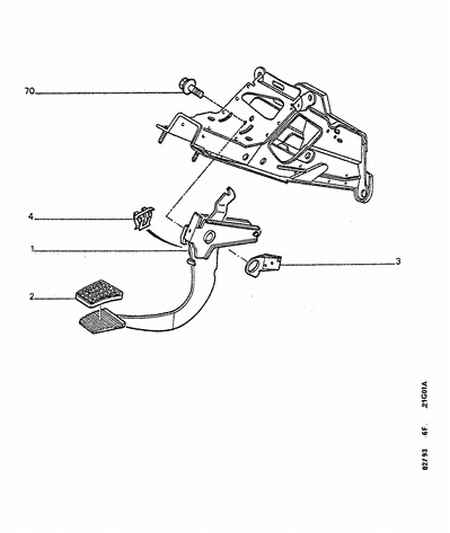 PEUGEOT 2130 13 - Clutch Pedal Pad onlydrive.pro