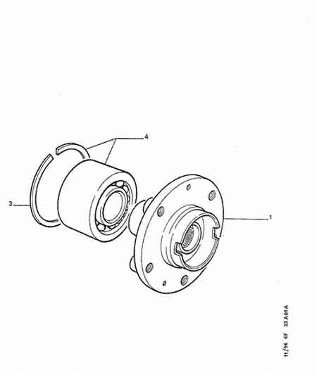 PEUGEOT 3345 26 - Bearing Kit, wheel hub onlydrive.pro