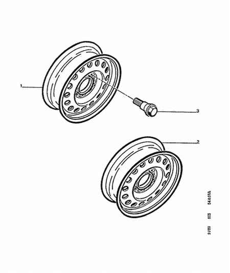 PEUGEOT 5405.35 - Steel road wheels: 20 pcs. onlydrive.pro