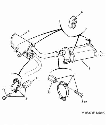 PEUGEOT 1713 55 - Pipe Connector, exhaust system onlydrive.pro