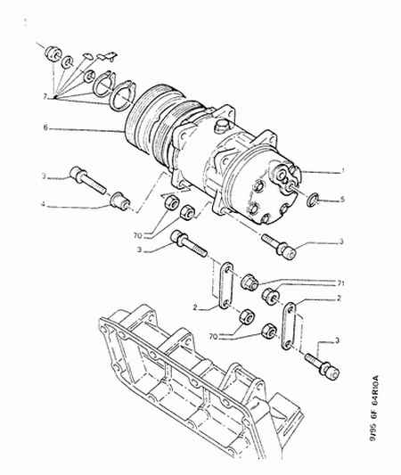 PEUGEOT 6453.Q2 - Air conditioning compressor: 01 pcs. onlydrive.pro