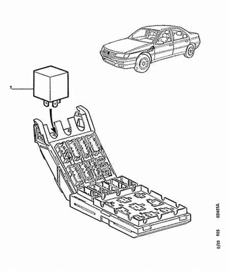 PEUGEOT 6323 24 - Posūkio rodiklio pertraukiklis onlydrive.pro