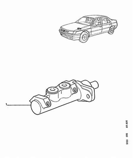 PEUGEOT 4601 E3 - Brake Master Cylinder onlydrive.pro