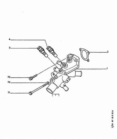 PEUGEOT (DF-PSA) 0242 85 - Датчик, температура охлаждающей жидкости onlydrive.pro