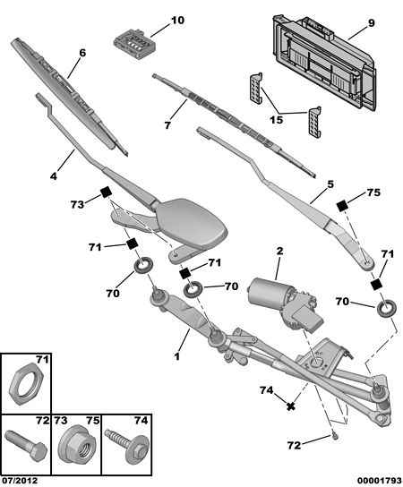 PEUGEOT 6426 HW - Wiper Blade onlydrive.pro