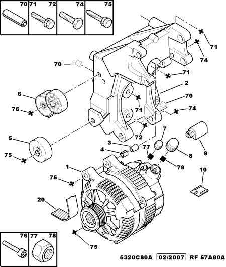 PEUGEOT 5705 AR - Alternator onlydrive.pro