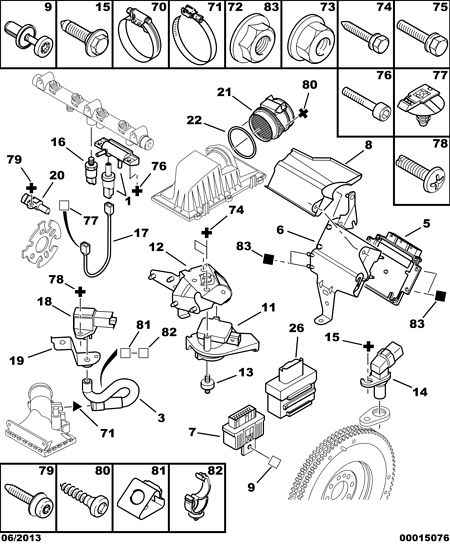 PEUGEOT 1920.7T - Inj calculator sensor: 01 pcs. onlydrive.pro