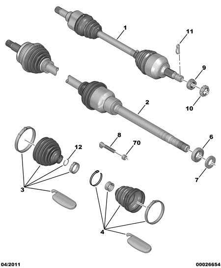 PEUGEOT 3293 06 - Bellow, drive shaft onlydrive.pro