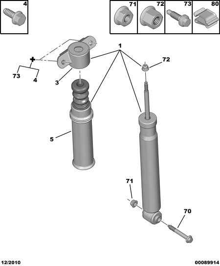 PEUGEOT (DF-PSA) 5206 NF - Shock Absorber onlydrive.pro