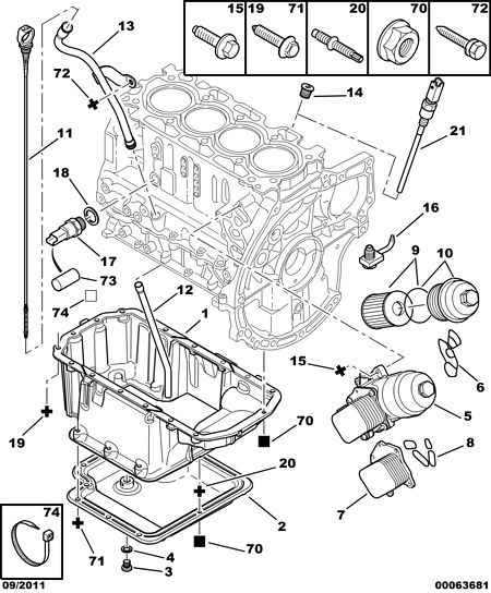 Opel 0311 29 - Engine oil sump filter probe: 01 pcs. onlydrive.pro