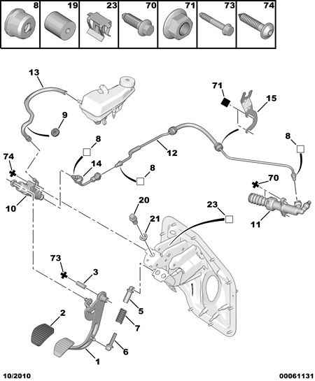 PEUGEOT 2182 83 - Master Cylinder, clutch onlydrive.pro