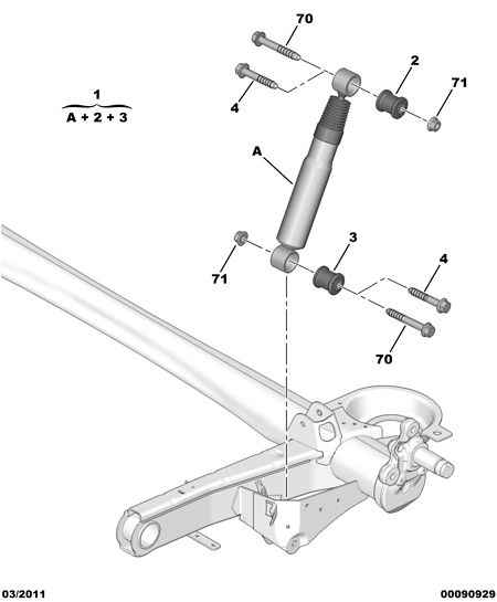 PEUGEOT 5206 AQ - Shock Absorber onlydrive.pro