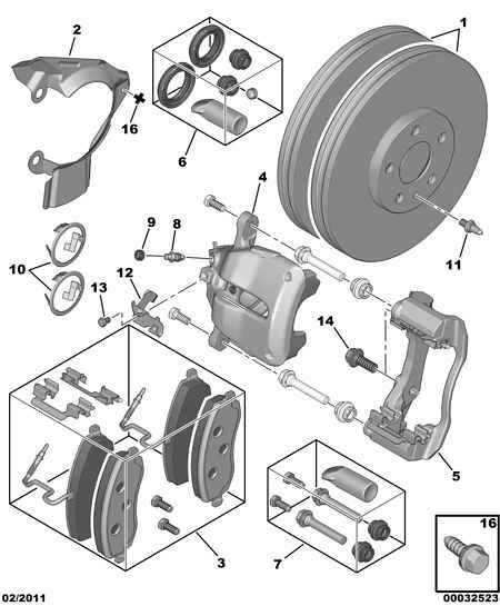 PEUGEOT 4246 P1 - Brake Disc onlydrive.pro