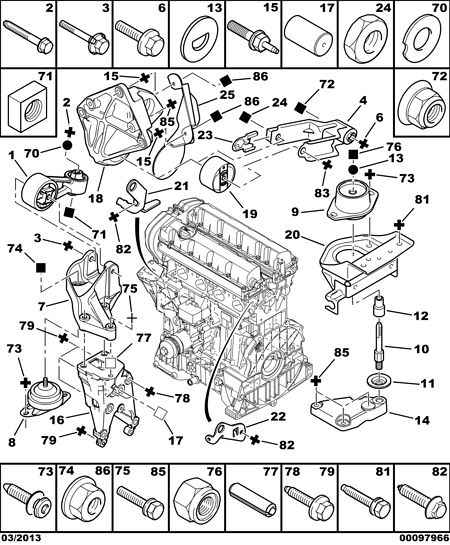 CITROËN 1844.92 - Holder, engine mounting onlydrive.pro