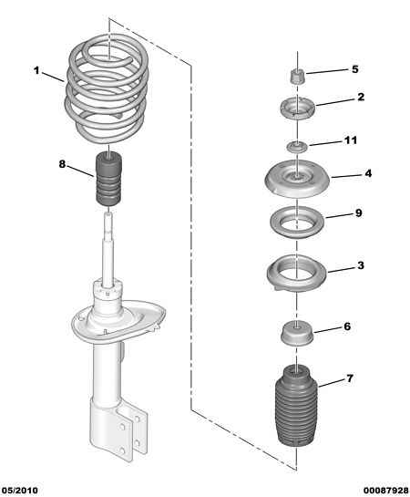 PEUGEOT 5038 H3 - Top Strut Mounting onlydrive.pro