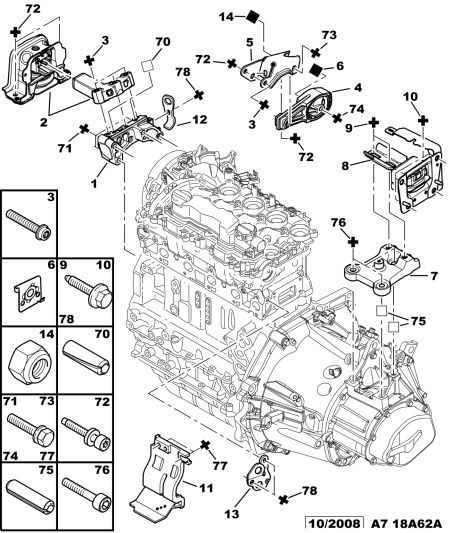 CITROËN 1807 AW - Fixing power unit: 01 pcs. onlydrive.pro