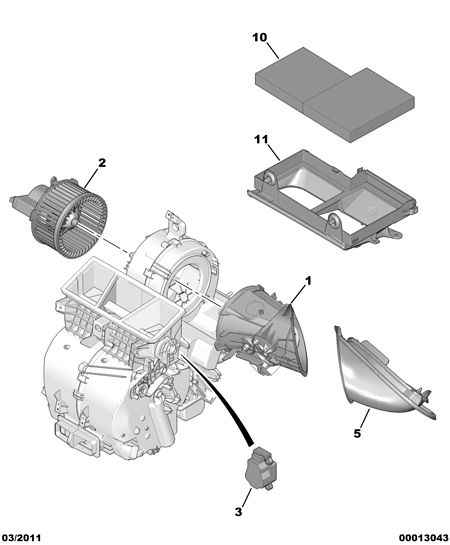 PEUGEOT 6447 VY - Filter, interior air onlydrive.pro