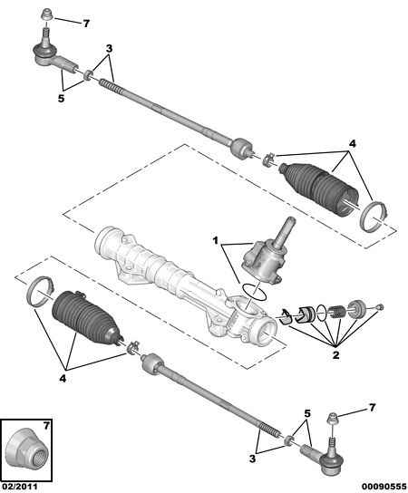 CITROËN 3812.F7 - Inner Tie Rod, Axle Joint onlydrive.pro