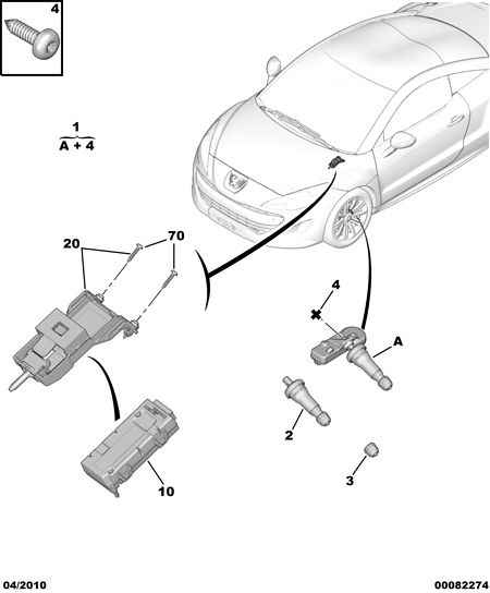 CITROËN 5430 W0 - Riteņu grieš. ātruma devējs, Riepu spiediena kontroles sist. onlydrive.pro