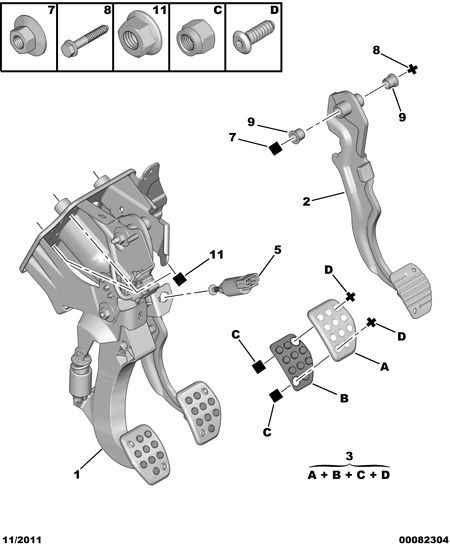 CITROËN 45 346 5 - Brake Light Switch / Clutch onlydrive.pro