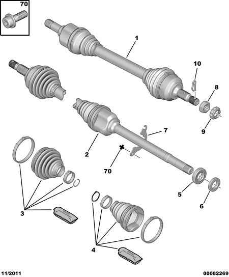 PEUGEOT 3272.WV - Joint Kit, drive shaft onlydrive.pro