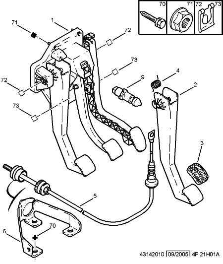 PEUGEOT 2150 T7 - Clutch Cable onlydrive.pro