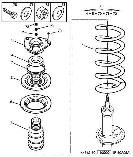 CITROËN 5038 74 - Top Strut Mounting onlydrive.pro