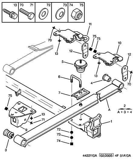 PEUGEOT 5131.72 - Mounting, leaf spring onlydrive.pro