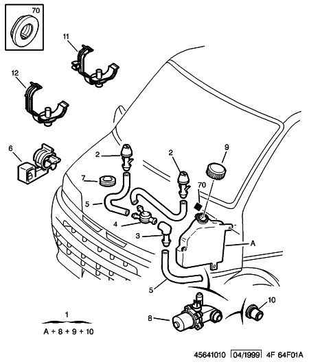 CITROËN 6434.67 - Water Pump, window cleaning onlydrive.pro